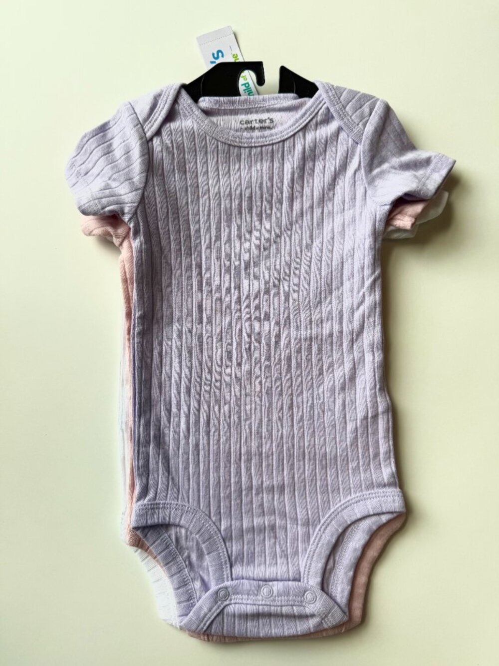 Carter’s Child of Mine 3-Pack Baby Bodysuits 12M NWT - Picture 4 of 5